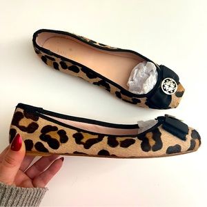 Kate Spade Fur Ballet Flats Size 6.5